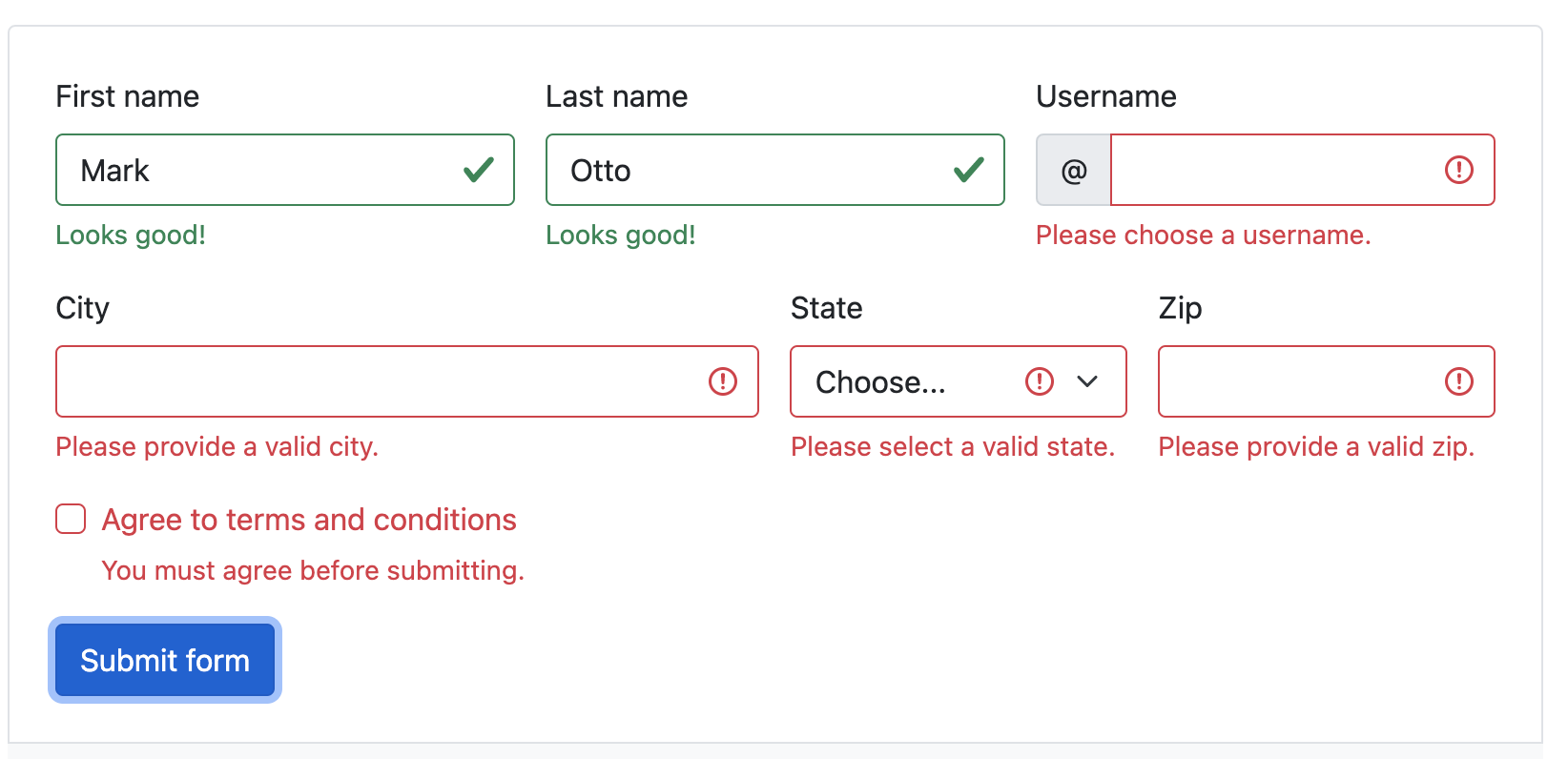 Adjust The Form Validation To Reflect Bootstrap 5 Approach [#3165175 ...